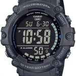 casio herrklocka ae-1500wh-8bvef collection lcd/resinplast ø54.4 mm