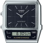 casio herrklocka aq-800e-1aef vintage grå/stål