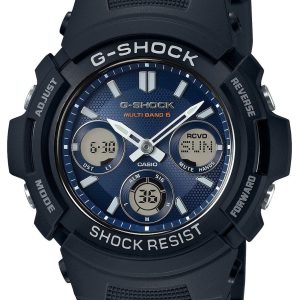 Casio Herrklocka AWG-M100SB-2AER G-shock Blå/Resinplast Ø46 mm