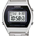 casio herrklocka b640wd-1avef collection lcd/stål 38.9x35 mm