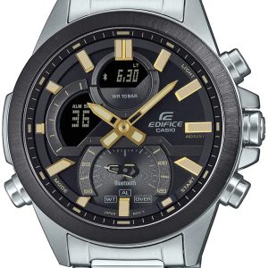 Casio Herrklocka ECB-30DB-1A9EF Edifice Svart/Stål Ø48.7 mm