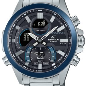Casio Herrklocka ECB-30DB-1AEF Edifice Stål Ø48.7 mm