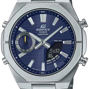 Casio Herrklocka ECB-S10D-2AEF Edifice Blå/Stål Ø43 mm