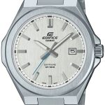 casio herrklocka efb-108d-7avuef edifice silverfärgad/stål ø42.5 mm