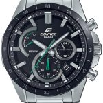 casio herrklocka efr-573db-1avuef edifice svart/stål ø47.1 mm