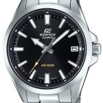 casio herrklocka efv-100d-1avuef edifice svart/stål ø42 mm