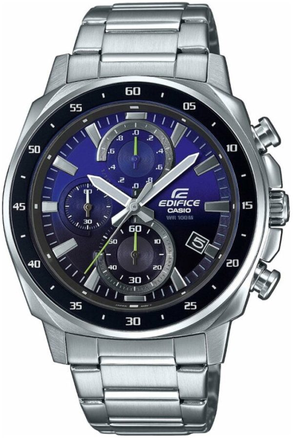 casio herrklocka efv-600d-2avuef edifice flerfärgad/stål ø41 mm