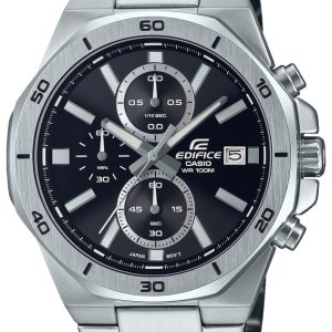 Casio Herrklocka EFV-640D-1AVUEF Edifice Svart/Stål Ø44.3 mm
