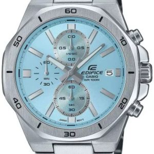 Casio Herrklocka EFV-640D-2BVUEF Edifice Blå/Stål Ø44.3 mm