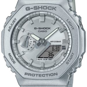 Casio Herrklocka GA-2100FF-8AER G-Shock Silverfärgad/Resinplast