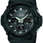 casio herrklocka gaw-100b-1aer g-shock svart/resinplast ø55.1 mm