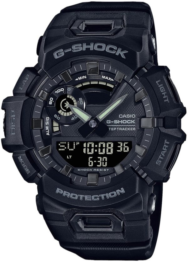 casio herrklocka gba-900-1aer g-shock svart/resinplast ø48.9 mm
