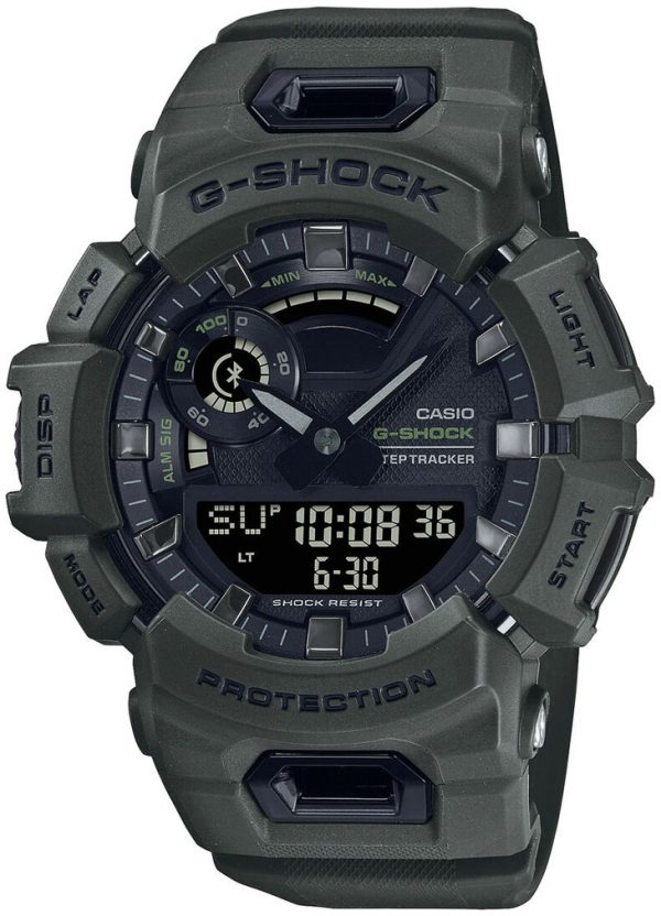 casio herrklocka gba-900uu-3aer g-shock svart/resinplast ø48.9 mm