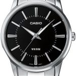 casio herrklocka mtp-1303pd-1aveg collection svart/stål ø40 mm