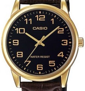 Casio Herrklocka MTP-V001GL-1BUDF Classic Svart/Läder Ø38 mm