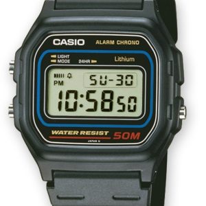Casio Herrklocka W-59-1VQES Collection LCD/Resinplast 37.1x33.6 mm