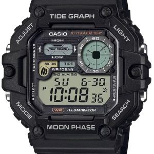 Casio Herrklocka WS-1700H-1AVEF Digital Svart/Resinplast Ø49 mm