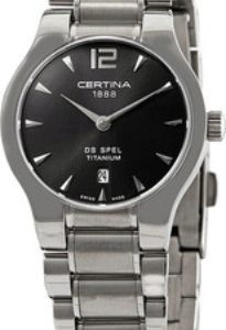 Certina Damklocka C012.209.44.087.00 DS Mini Spel Svart/Titan Ø30 mm