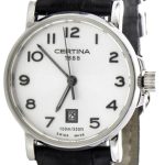 certina damklocka c017.210.16.032.00 ds caimano silverfärgad/läder