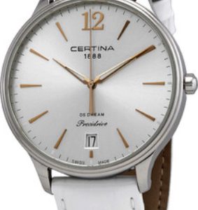 Certina Damklocka C021.810.16.037.01 DS Dream Silverfärgad/Läder