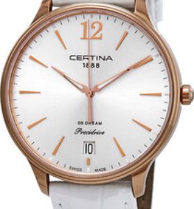 Certina Damklocka C021.810.36.037.00 DS Dream Silverfärgad/Läder