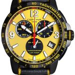 certina damklocka c034.453.36.367.00 ds caimano svart/läder ø29 mm