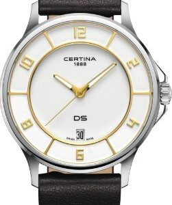 Certina Damklocka C039.251.17.017.01 DS 6 Vit/Läder Ø35 mm