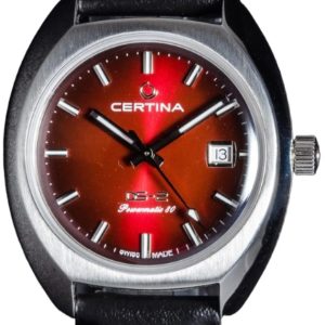Certina Herrklocka C024.407.17.421.00 DS 2 Röd/Läder Ø40 mm