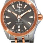 certina herrklocka c032.851.22.087.00 ds action grå/roséguldstonat