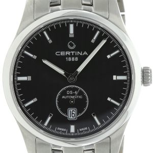 Certina Herrklocka C033.428.11.051.00 DS 8 Svart/Stål Ø40 mm