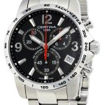 certina herrklocka c034.417.11.057.00 ds podium svart/stål ø41 mm