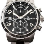 certina herrklocka c034.427.11.057.00 ds podium svart/stål ø44 mm