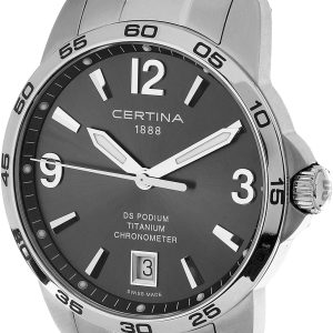 Certina Herrklocka C034.451.44.087.00 Ds Podium Grå/Titan Ø40 mm