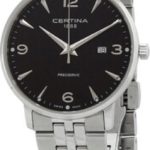 certina herrklocka c035.410.11.057.00 ds caimano svart/stål ø39 mm