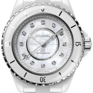 Chanel Damklocka H10472 J12 Vit/Keramik Ø33 mm