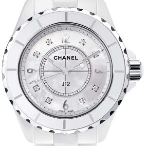 Chanel Damklocka H2422 J12 Vit/Keramik Ø33 mm