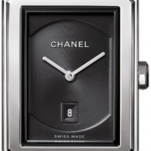 Chanel Damklocka H4878 Boy-Friend Svart/Stål