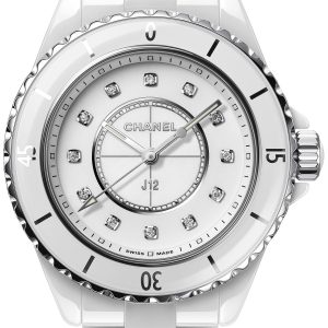 Chanel Damklocka H5703 J12 Vit/Keramik Ø33 mm
