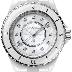 Chanel Damklocka H5704 J12 Vit/Keramik Ø33 mm