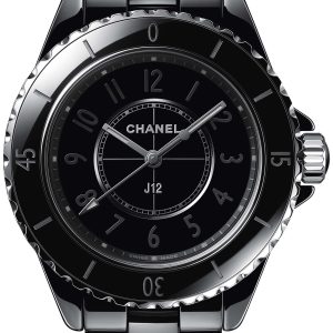 Chanel Damklocka H6346 J12 Svart/Keramik Ø33 mm