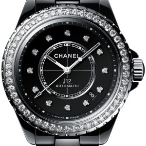 Chanel Damklocka H6526 J12 Svart/Keramik Ø38 mm