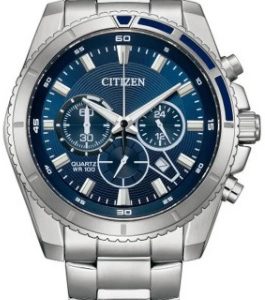 Citizen Herrklocka AN8201-57L Chrono Blå/Stål Ø46.4 mm