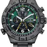 citizen herrklocka at8227-56x promaster grön/stål ø48 mm