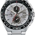 citizen herrklocka at8234-85a radio controlled silverfärgad/titan