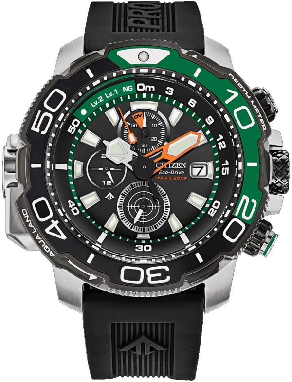 citizen herrklocka bj2168-01e promaster svart/gummi ø47 mm