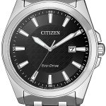 citizen herrklocka bm7108-81e eco drive 180 svart/stål ø41 mm