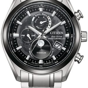 Citizen Herrklocka BY1018-80E Tsuki-yomi Tsuki-yomi Svart/Titan Ø42