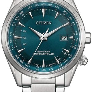 Citizen Herrklocka CB0270-87L Radio Controlled Grön/Stål Ø43 mm