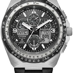 Citizen Herrklocka JY8149-05E Promaster Svart/Läder Ø45.4 mm