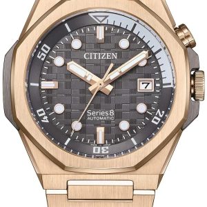 Citizen Herrklocka NB6069-53H Series 8 Grå/Roséguldstonat stål